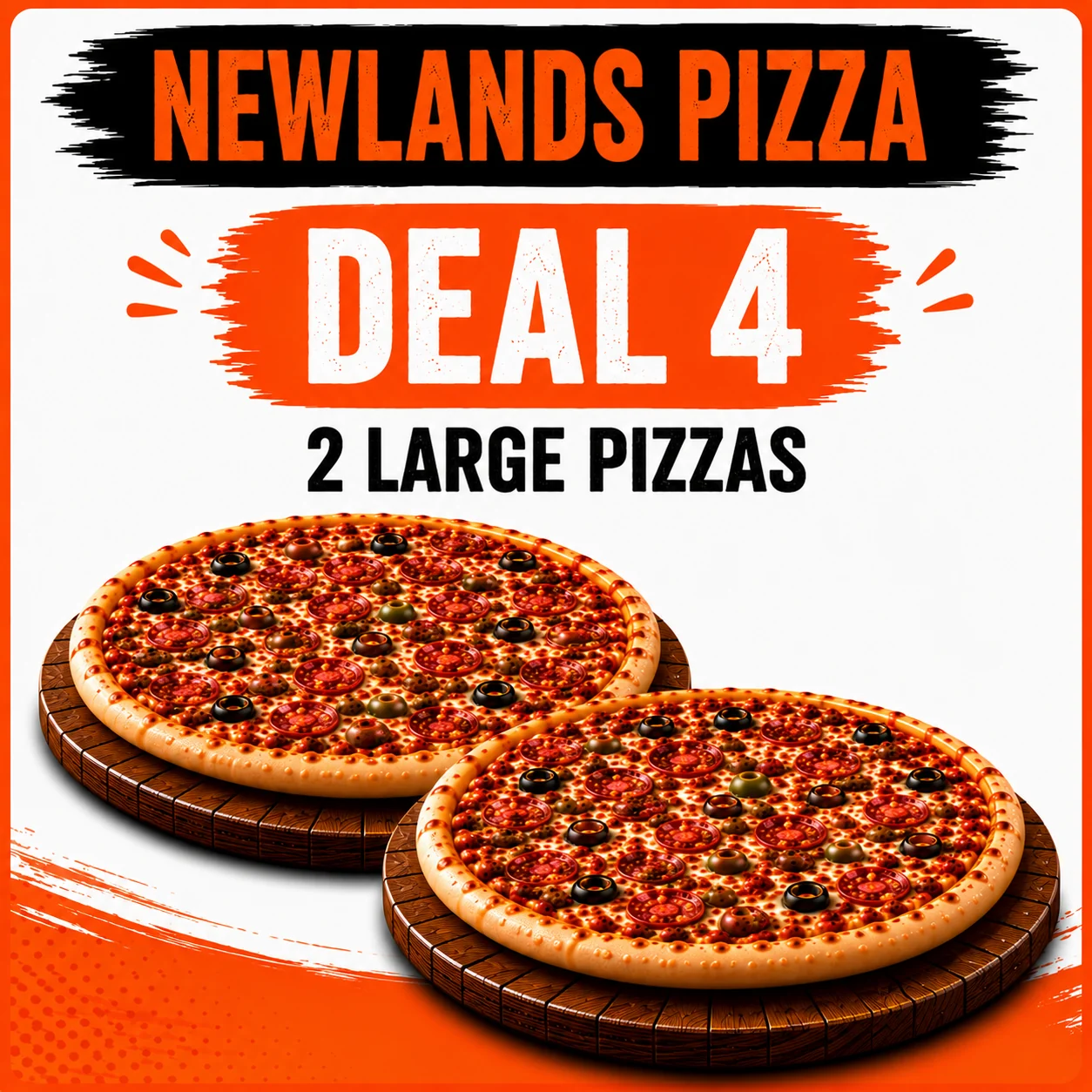 Newlands Pizza Deal 4