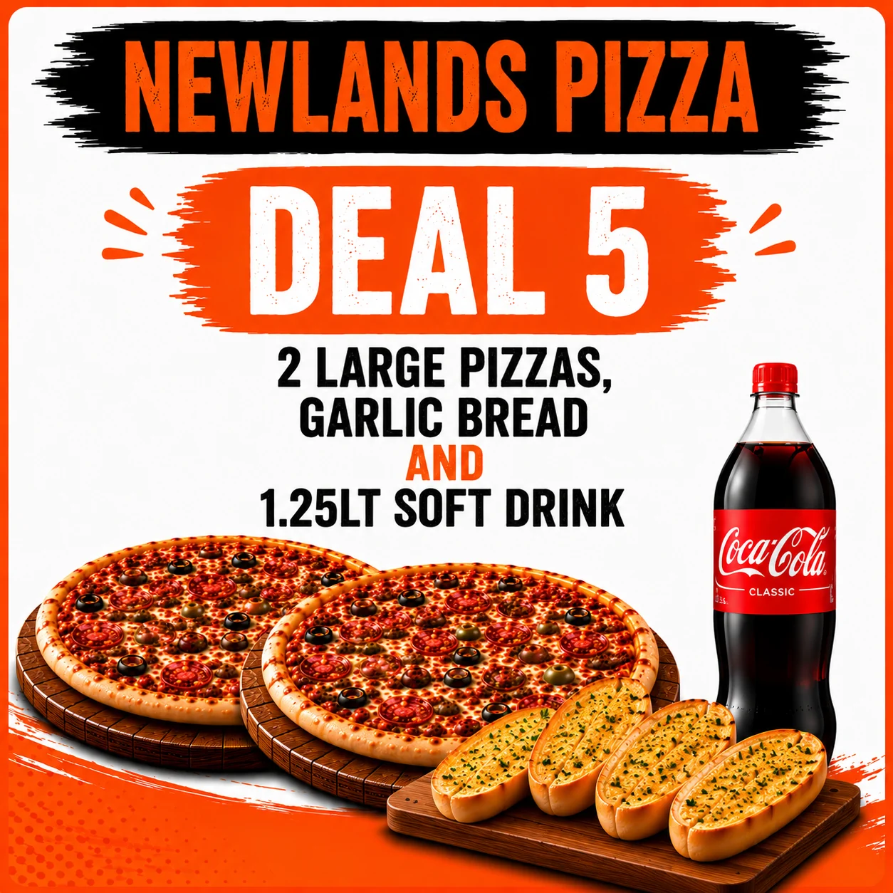 Newlands Pizza Deal 5