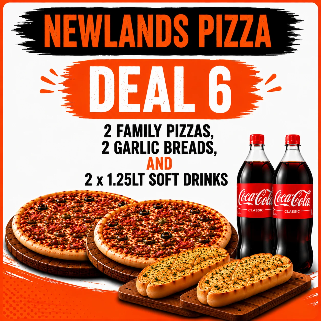 Newlands Pizza Deal 6